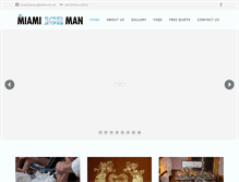 Tablet Screenshot of miamiiceman.com